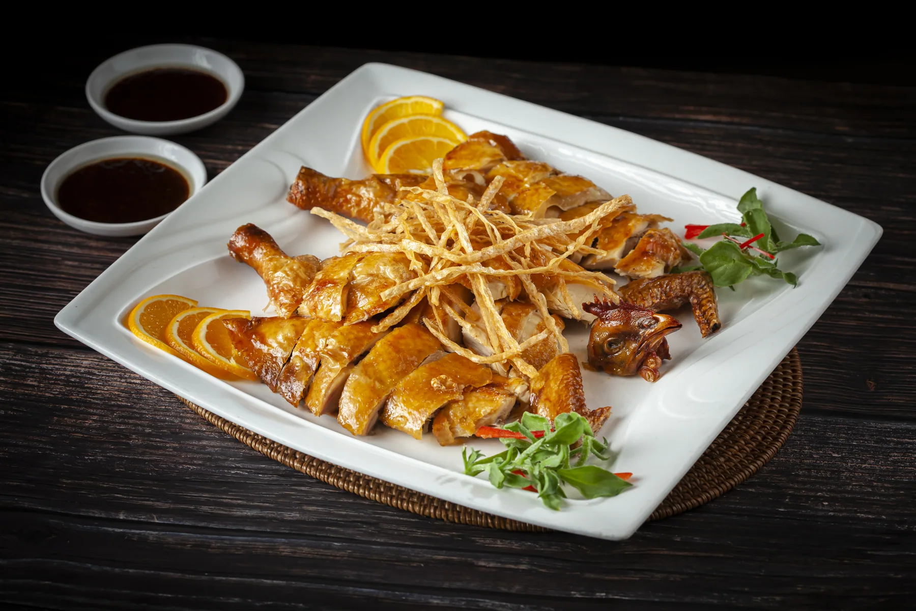 Dragon Beard Crispy Roasted Chicken
