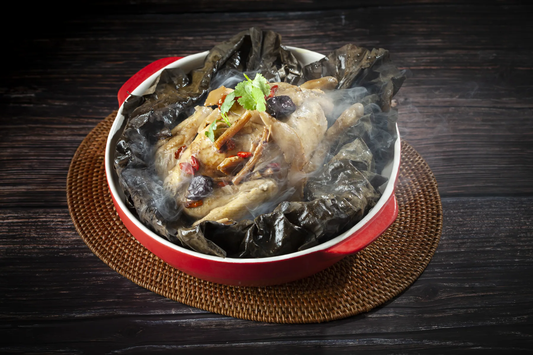 Lotus Leaf Steamed Chicken