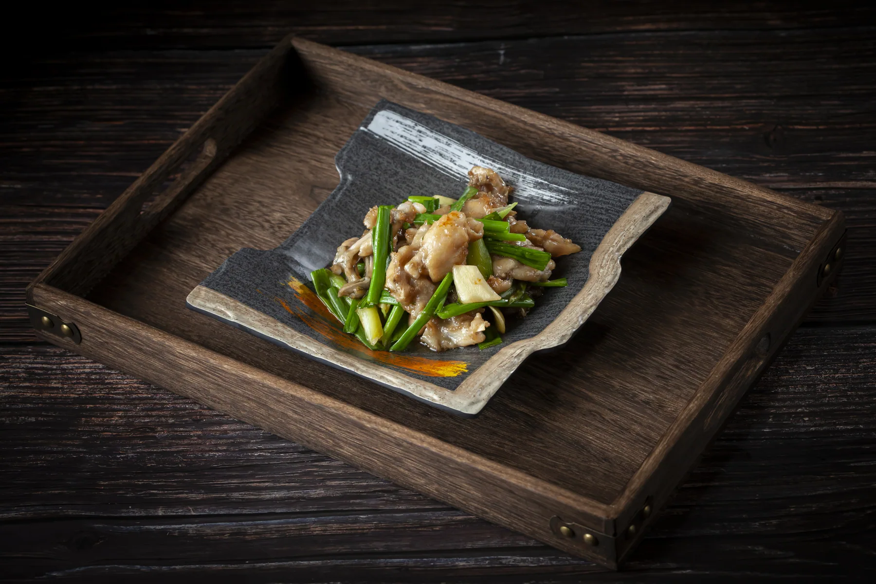 Stir Fried Frog with Ginger & Scallion