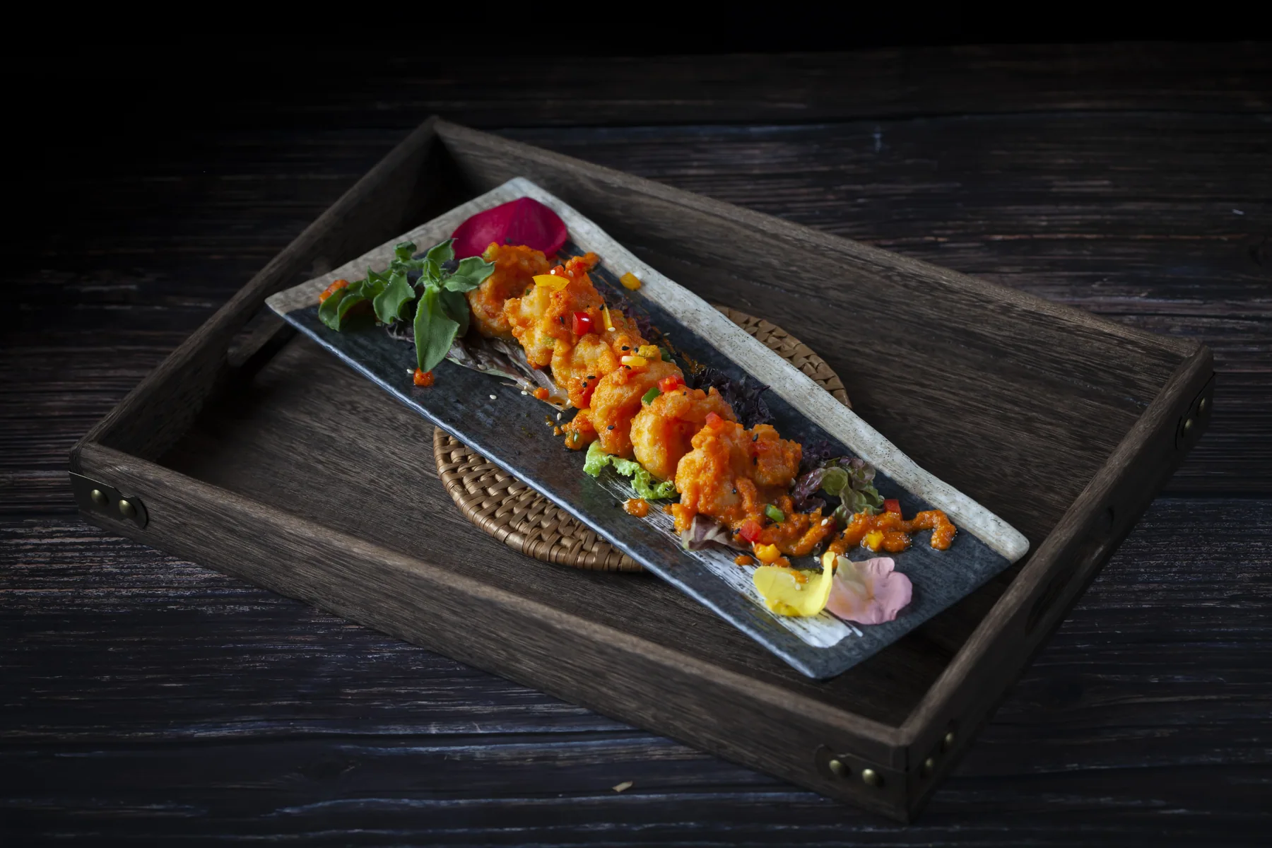 Salted Egg Golden Deshelled Prawns