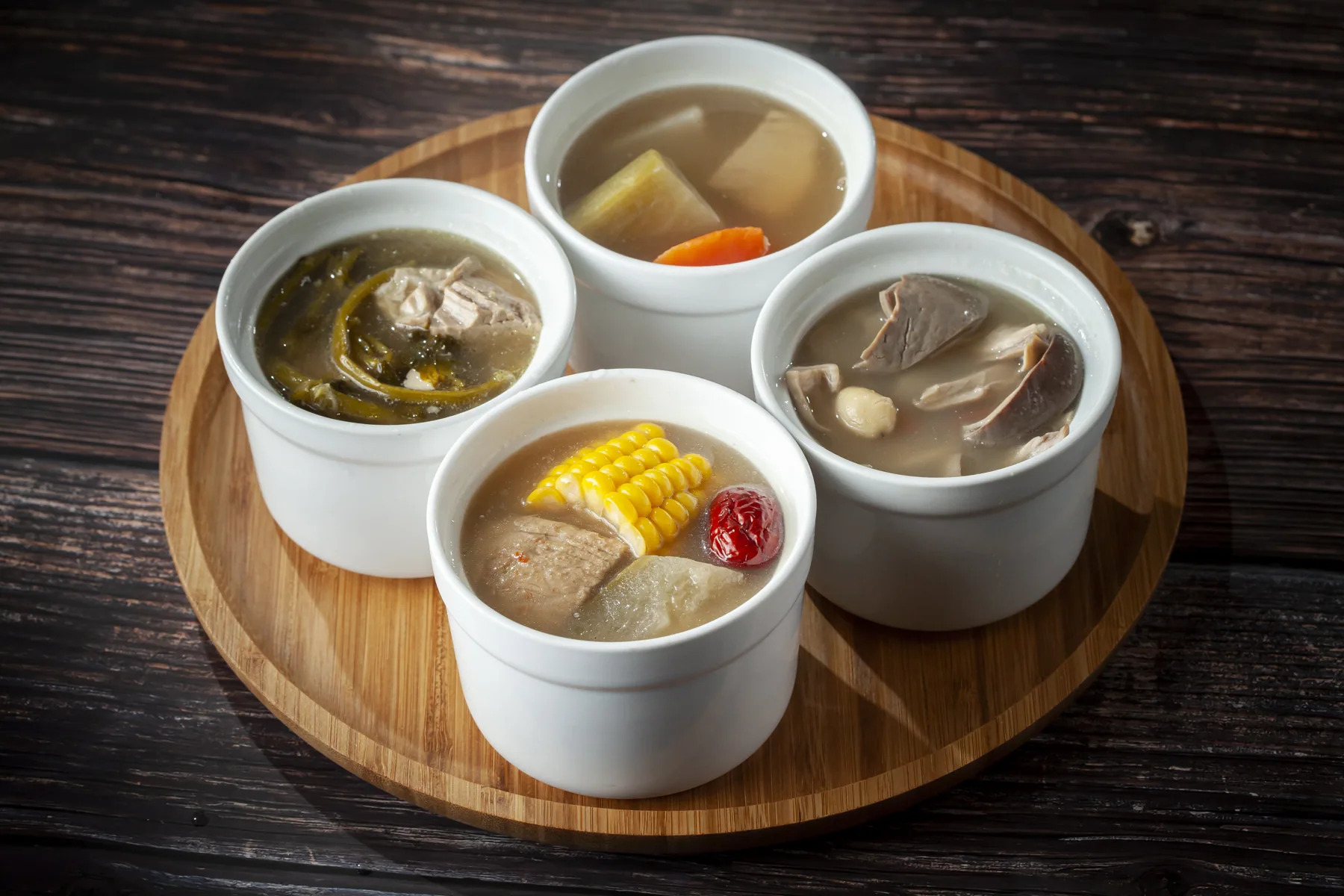 A selection of Taison Chinese soups