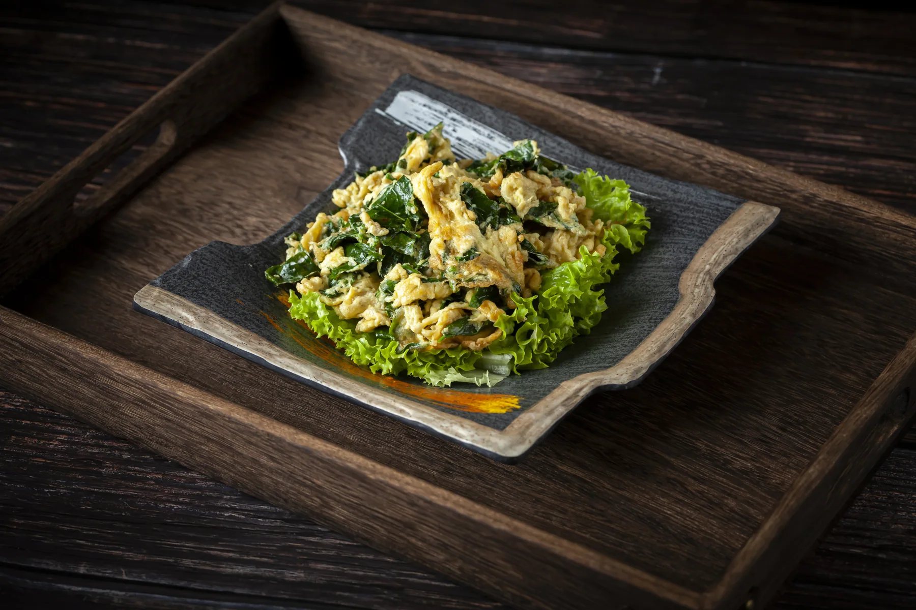 Sweet Potato Leaves Scrambled Eggs